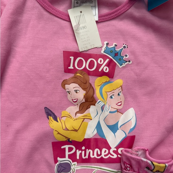 Vintage Disney store princess pj set - Picture 2 of 2